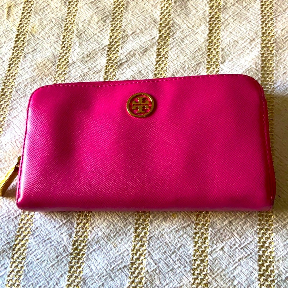 Pink Tory Burch Wallet